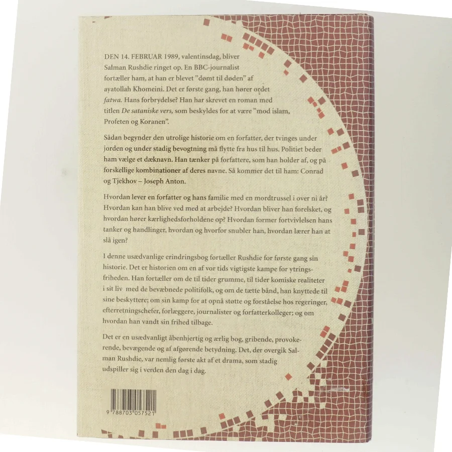 Joseph Anton : erindringer af Salman Rushdie (Bog)