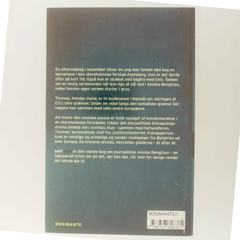 Sort hvid af Liza Marklund (Bog)