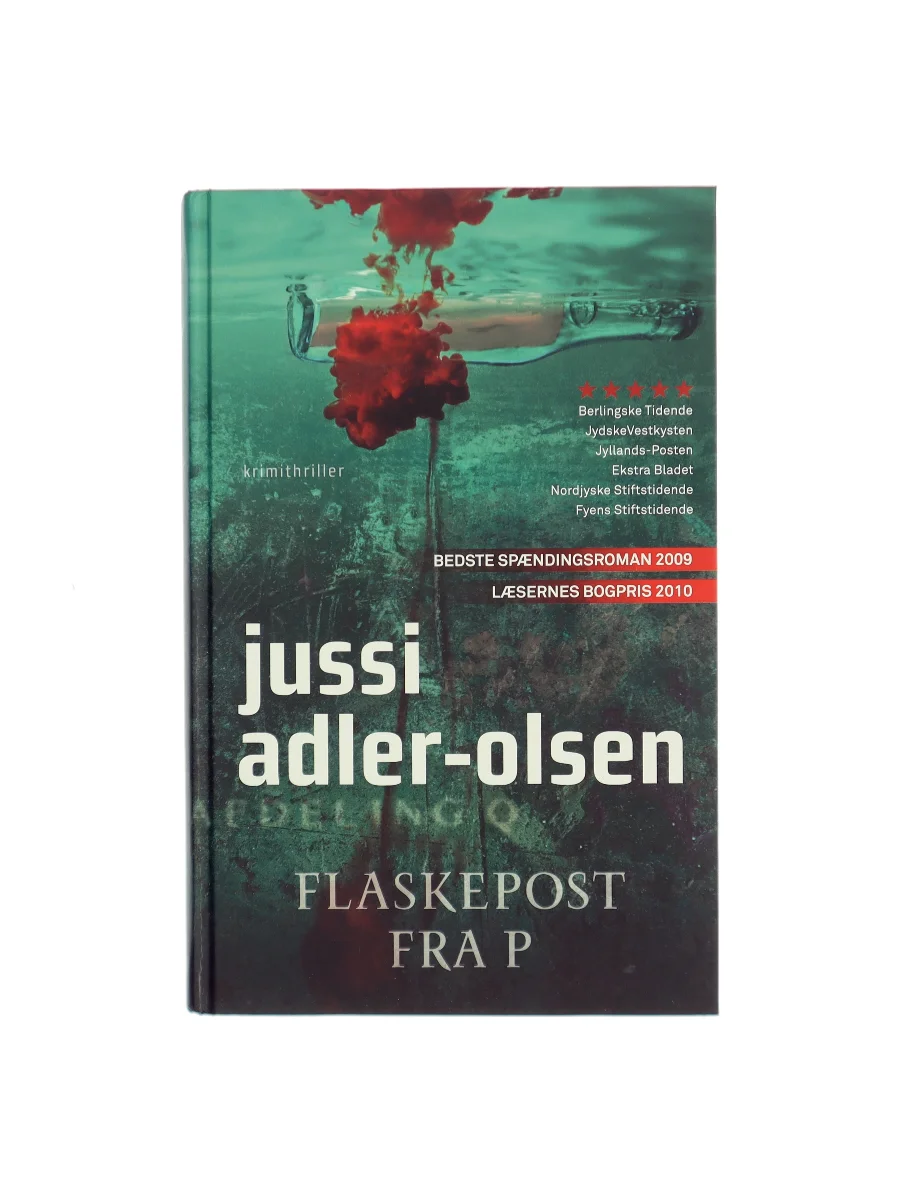 Forsiden af Flaskepost fra P af Jussi Adler-Olsen