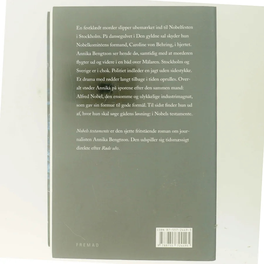 Nobels testamente af Liza Marklund (Bog)