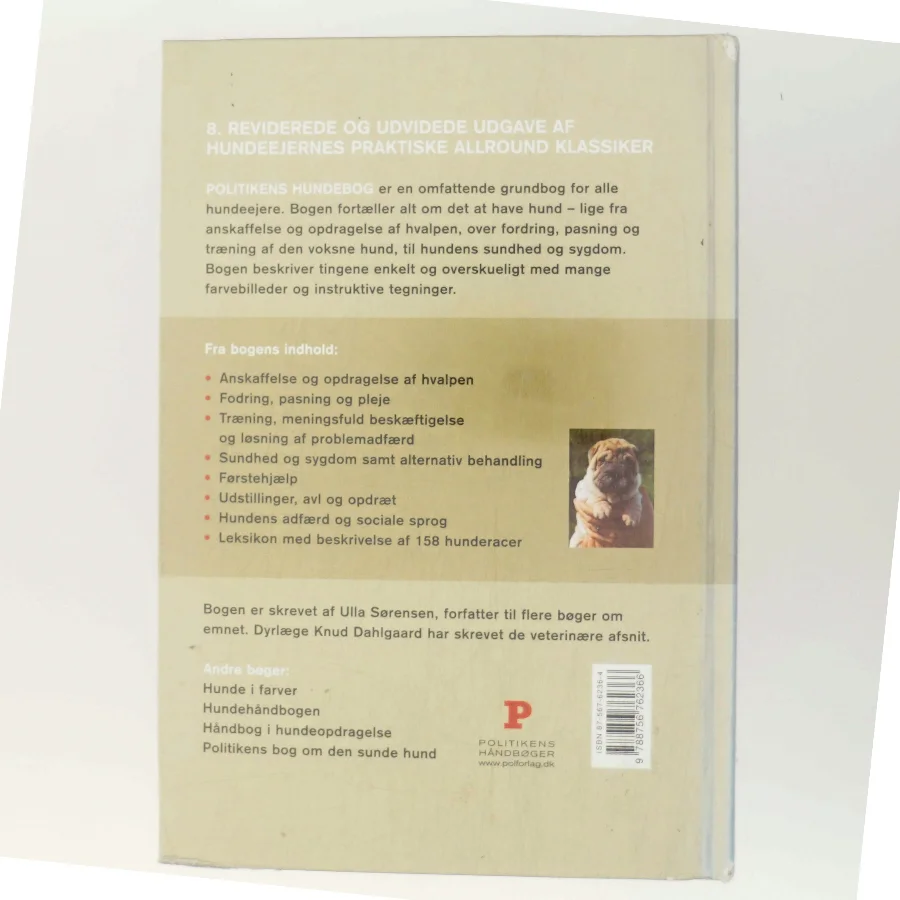 Politikens hundebog af Ulla Sørensen (f. 1935) (Bog)