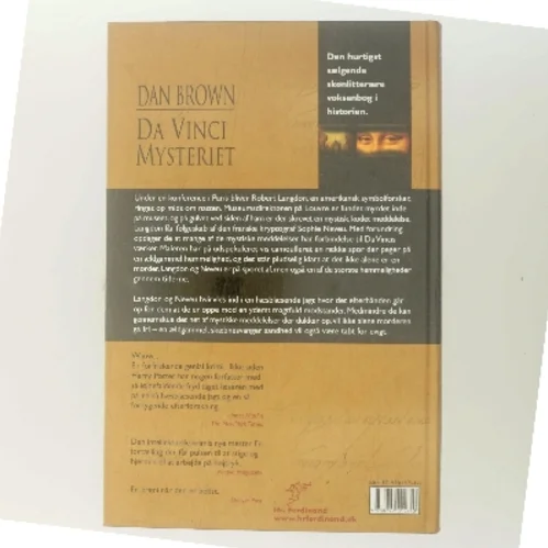 Da Vinci Mysteriet af Dan Brown (Bog)