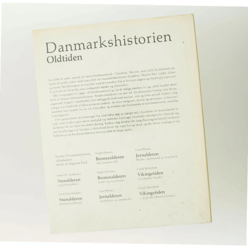 Danmarkshistorien Oldtiden af Poul Otto Nielsen (Bog)
