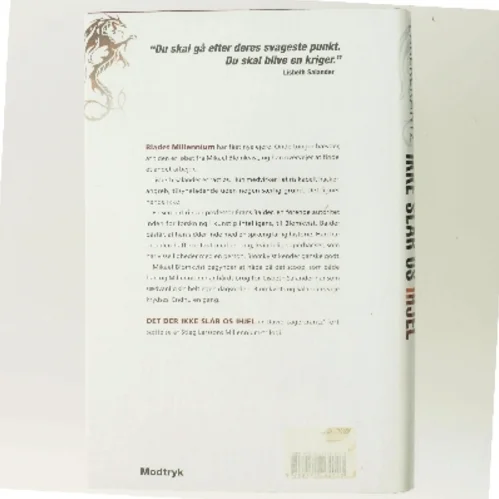 Det der ikke slår os ihjel af David Lagercrantz (Bog)