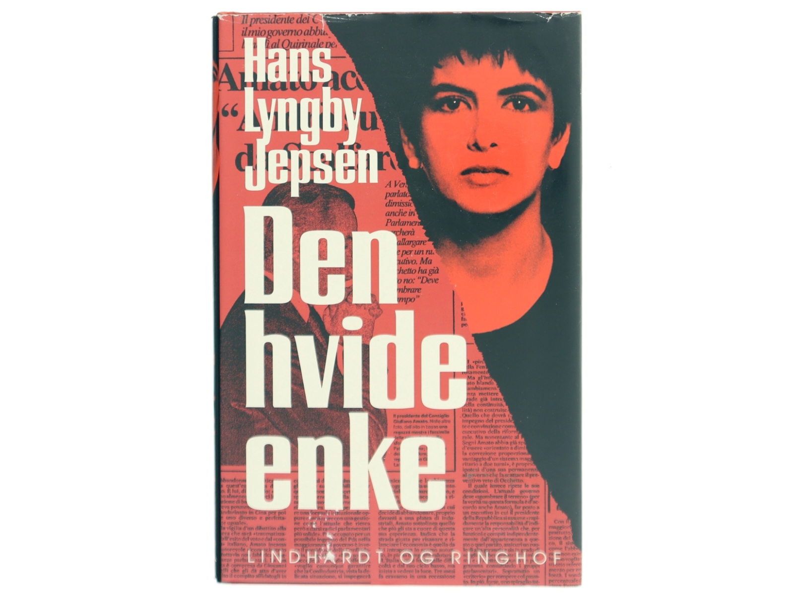 Den hvide enke : roman af Hans Lyngby Jepsen (Bog)