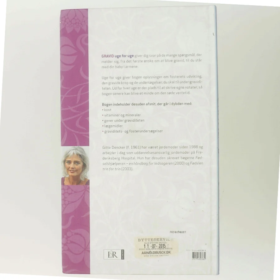 Gravid uge for uge af Gitte Dencker (Bog)