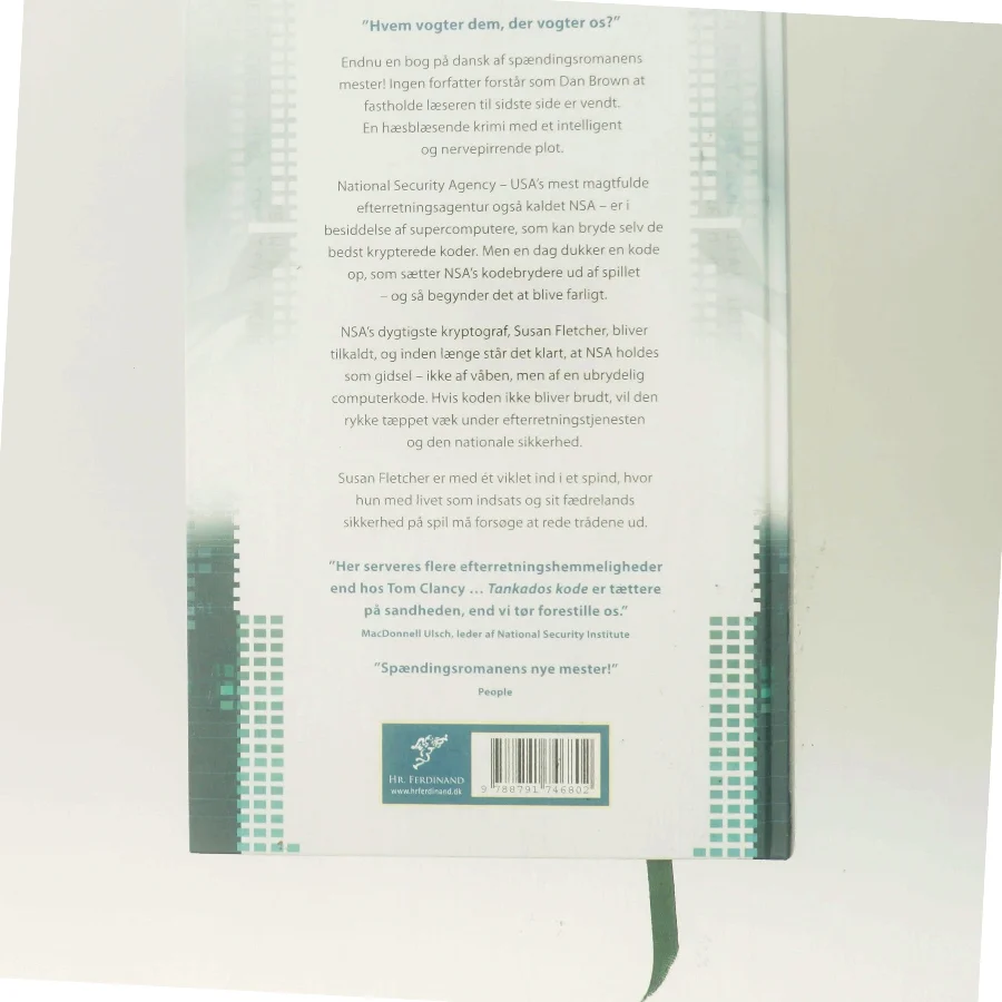 Tankados Kode af Dan Brown (Bog)