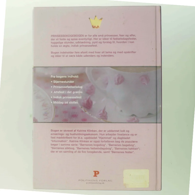 Prinsesse Kogebogen af Katrine Klinken (Bog)