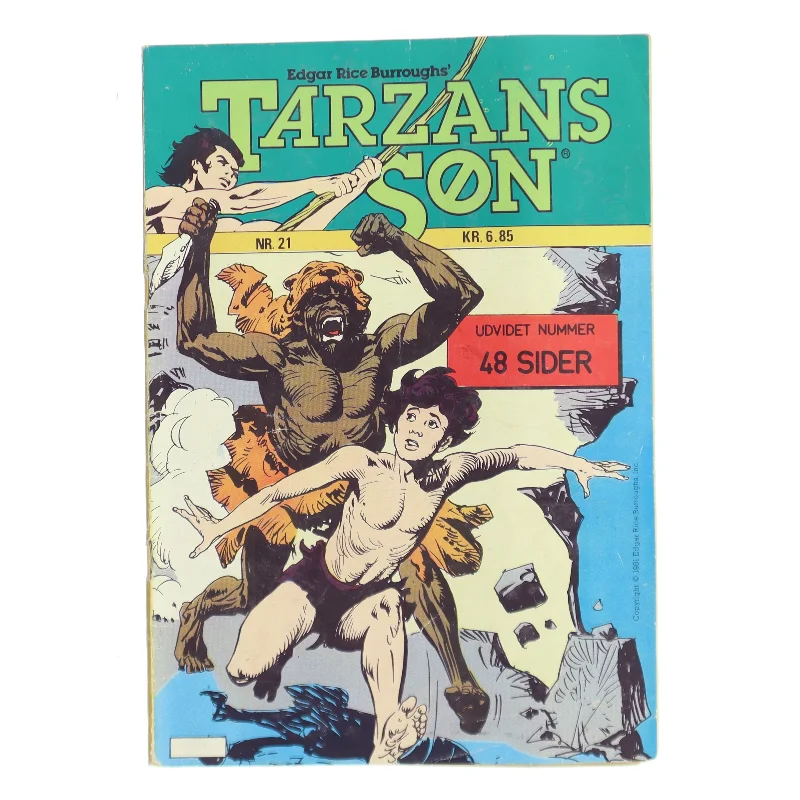 Tarzans Søn af Edgar Rice Burroughs (Bog)