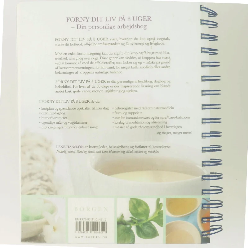 Forny dit liv på 8 uger : din personlige arbejdsbog af Lene Hansson (Bog)