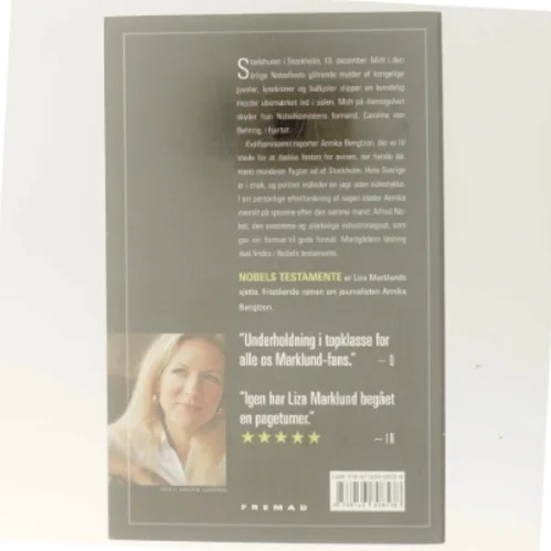 Nobels testamente af Liza Marklund (Bog)