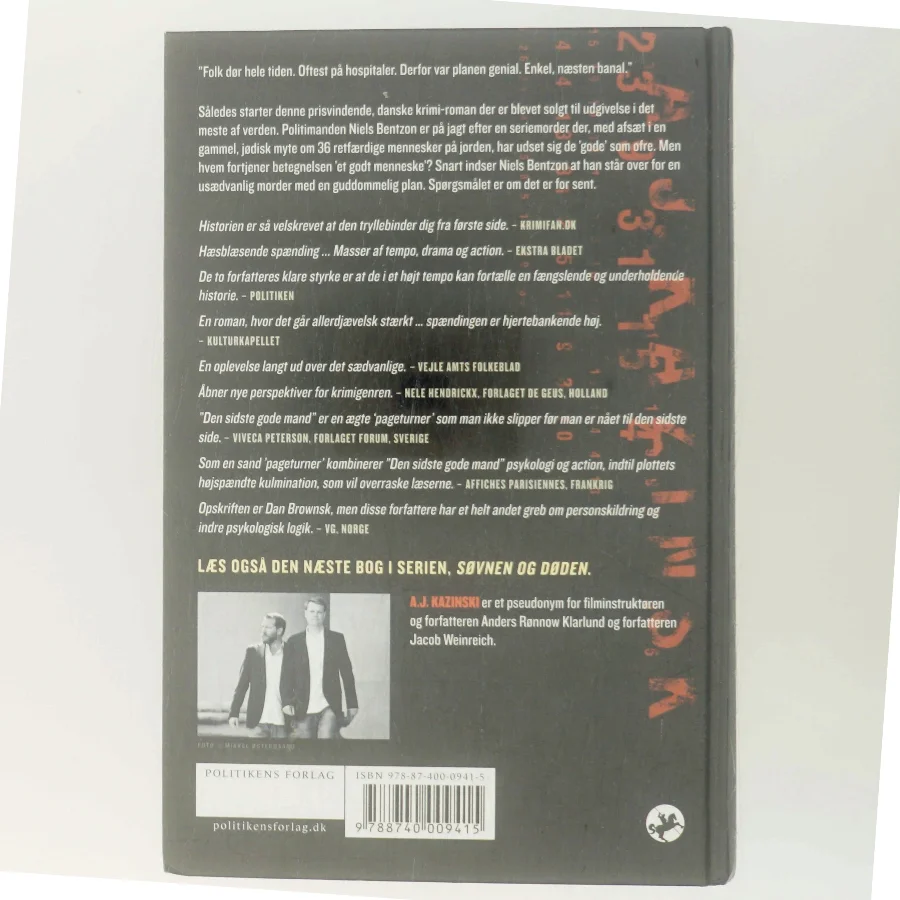 Den sidste gode mand af A. J. Kazinski (Bog)