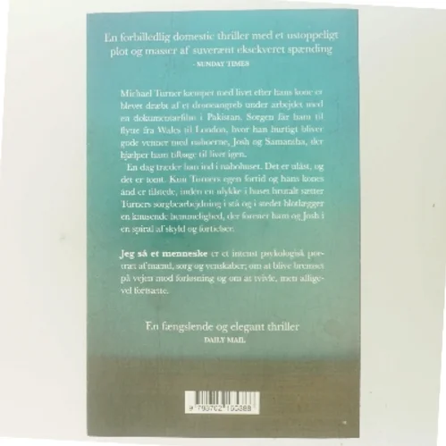 Jeg så et menneske af Owen Sheers (f. 1974) (Bog)