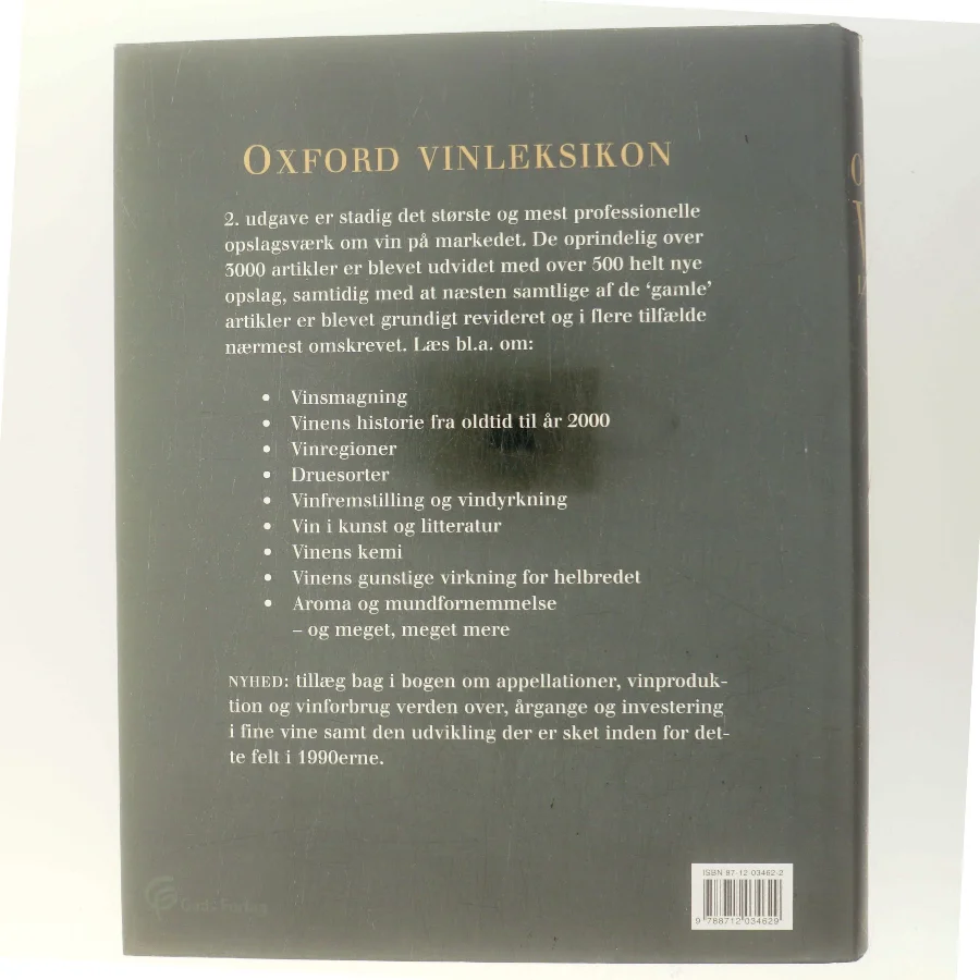 Oxford vinleksikon af Jancis Robinson (Bog)