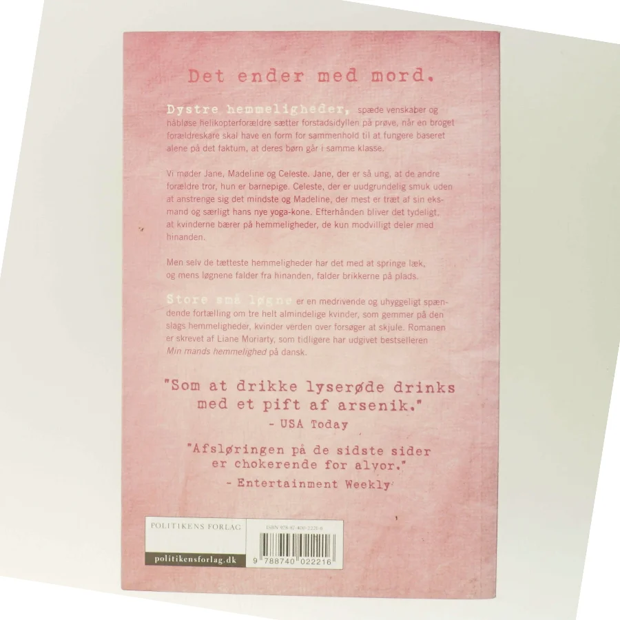 Store små løgne : roman af Liane Moriarty (Bog)