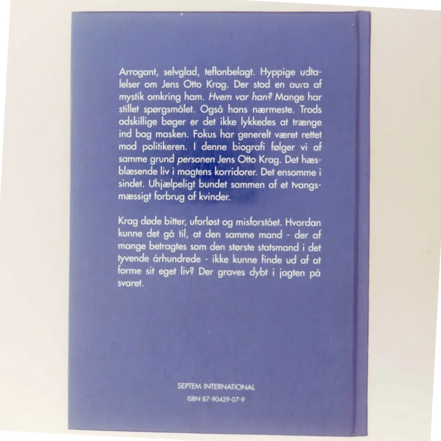 Krag mennesket bag masken af Hanne Faldborg (Bog)