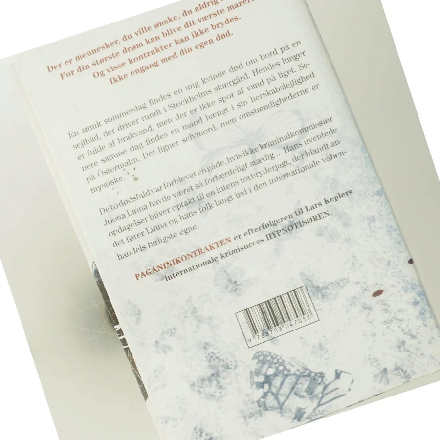 Paganinikontrakten : kriminalroman af Lars Kepler (Bog)