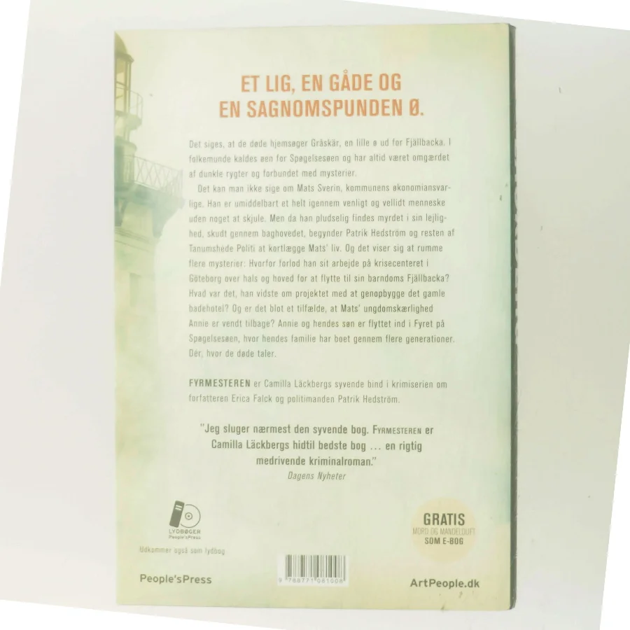 Fyrmesteren : kriminalroman (Klassesæt) af Camilla Läckberg (Bog)