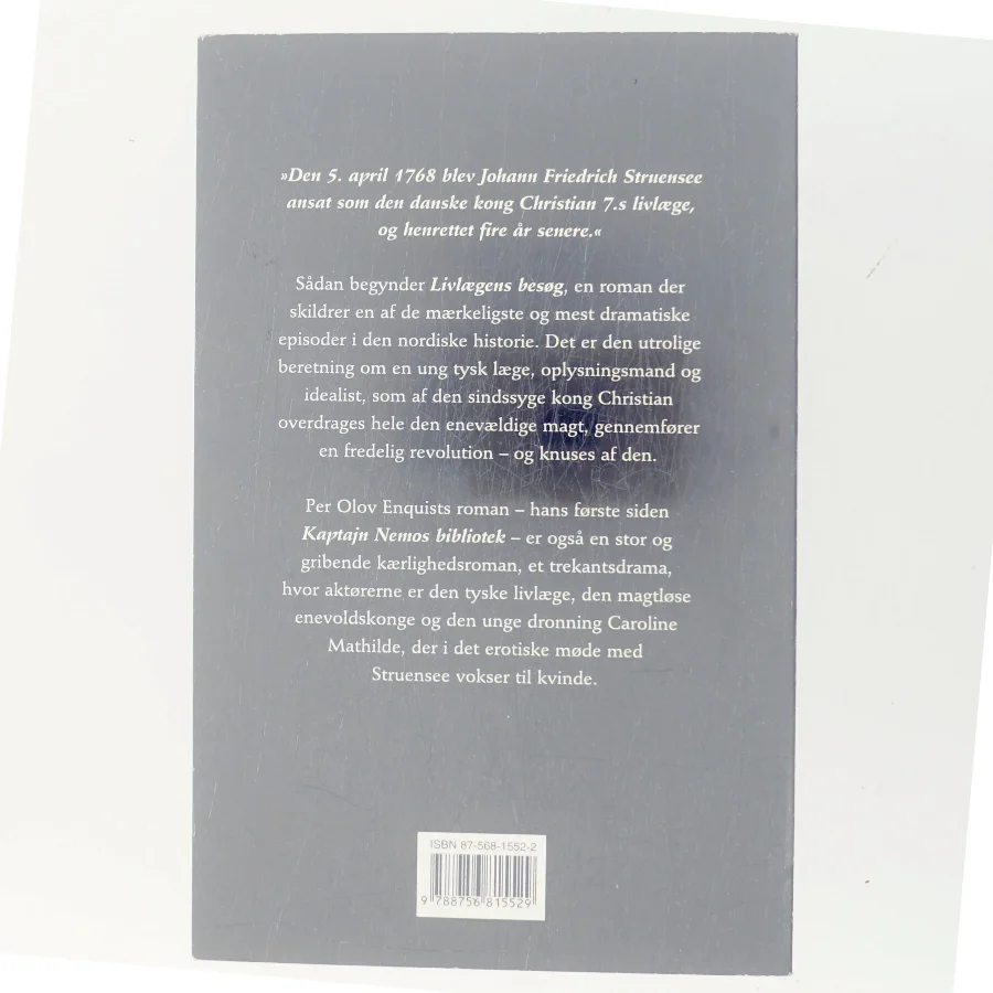 Livlaegens Besog: Roman (Danish Edition) af Per Olov Enquist (Bog)