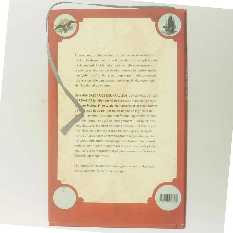 Den hundredårige der kravlede ud ad vinduet og forsvandt af Jonas Jonasson (Bog)