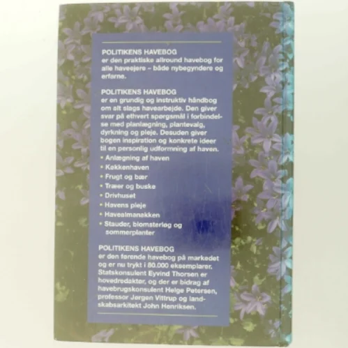Politikens Havebog af Eyvind Thorsen (Bog)