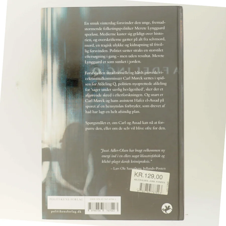 Kvinden i buret af Jussi Adler-Olsen (Bog)