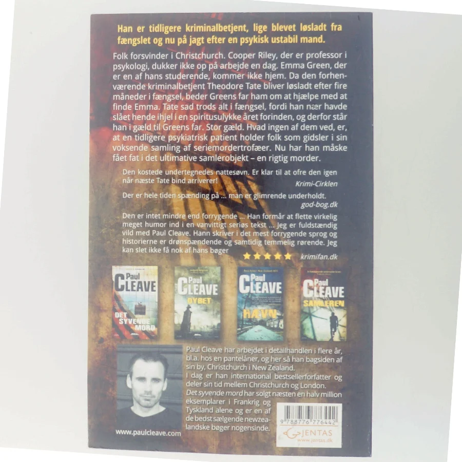 Samleren af Paul Cleave (Bog)