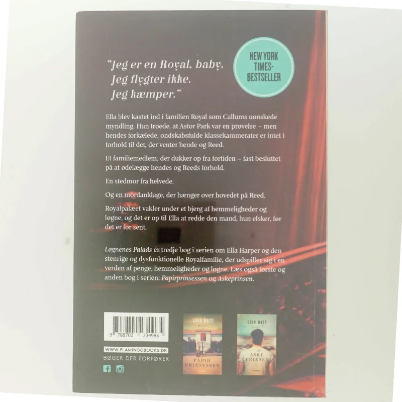 Løgnenes palads af Erin Watt (Bog)