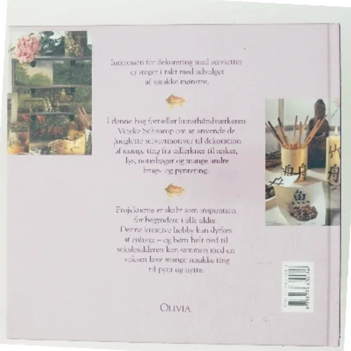 Servietmotiver : en begynderbog af Vibeke Schaarup (Bog)