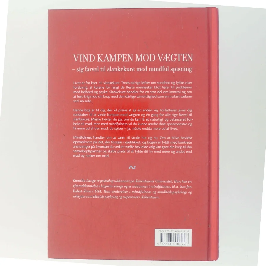 Vind kampen mod vægten : sig farvel til slankekure med mindful spisning af Kamilla Lange (Bog)