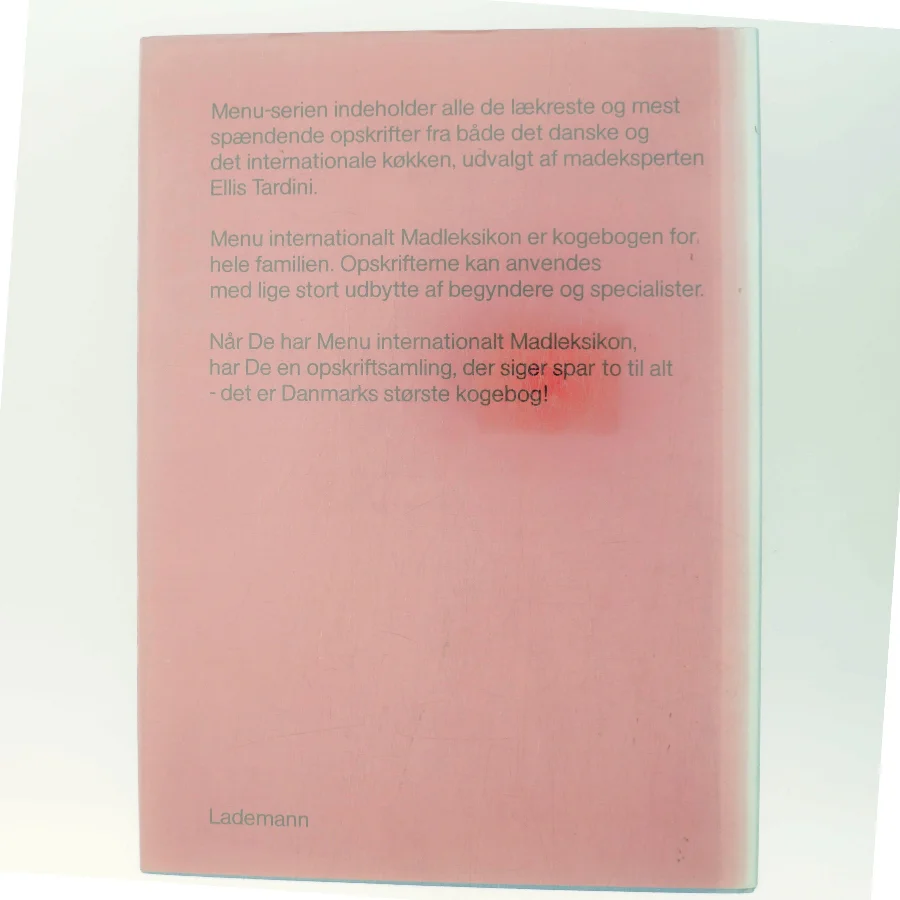 Menu - Internationalt Madleksikon: Desserter (Bog)