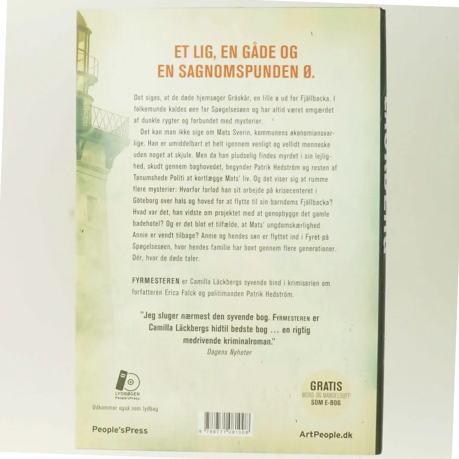 Fyrmesteren : kriminalroman (Klassesæt) af Camilla Läckberg (Bog)