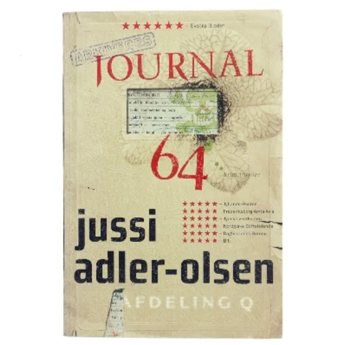 Journal 64 af Jussi Adler-Olsen (Bog)