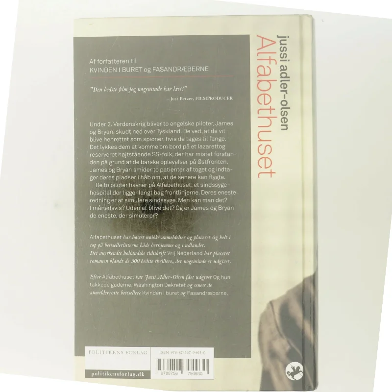 Alfabethuset af Jussi Adler-Olsen (Bog)