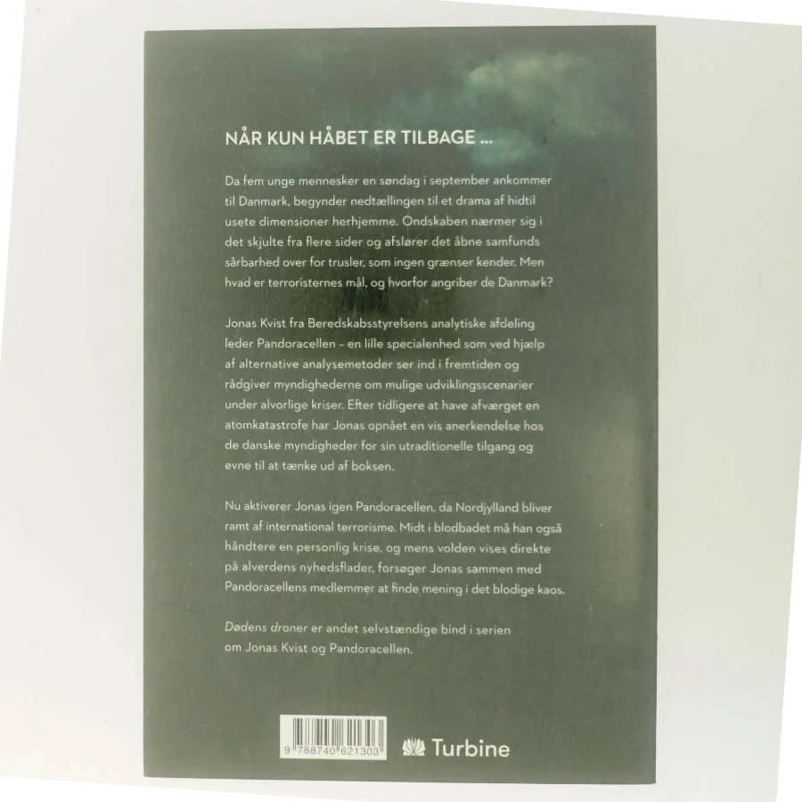 Dødens droner : en sag for Pandoracellen af Rasmus Dahlberg (Bog)