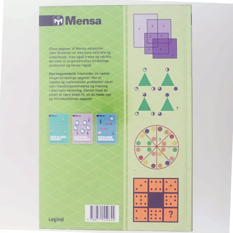 Hjernegymnastik : mere end 100 opgaver, der træner hjernen af John Bremner (Bog)