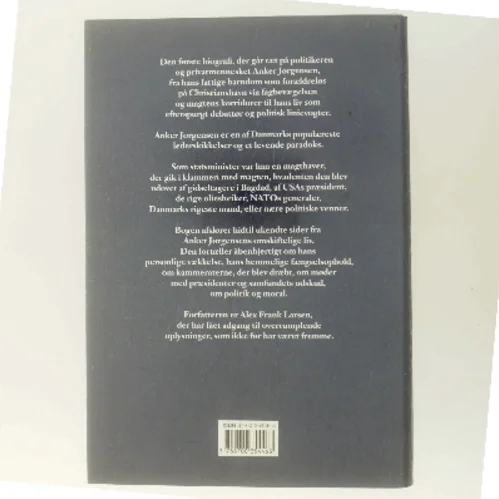 Anker : mennesket, magten, meningerne af Alex Frank Larsen (f. 1946) (Bog)