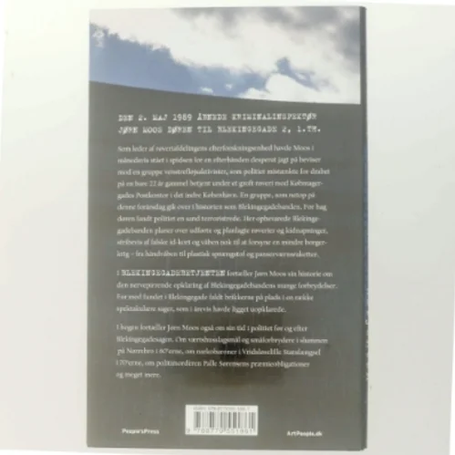 Blekingegadebetjenten : kriminalinspektør Jørn Moos fortæller (Bog)