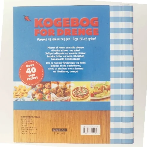 Kogebog for drenge : nemme og lækre retter - lige til at spise! (Bog)