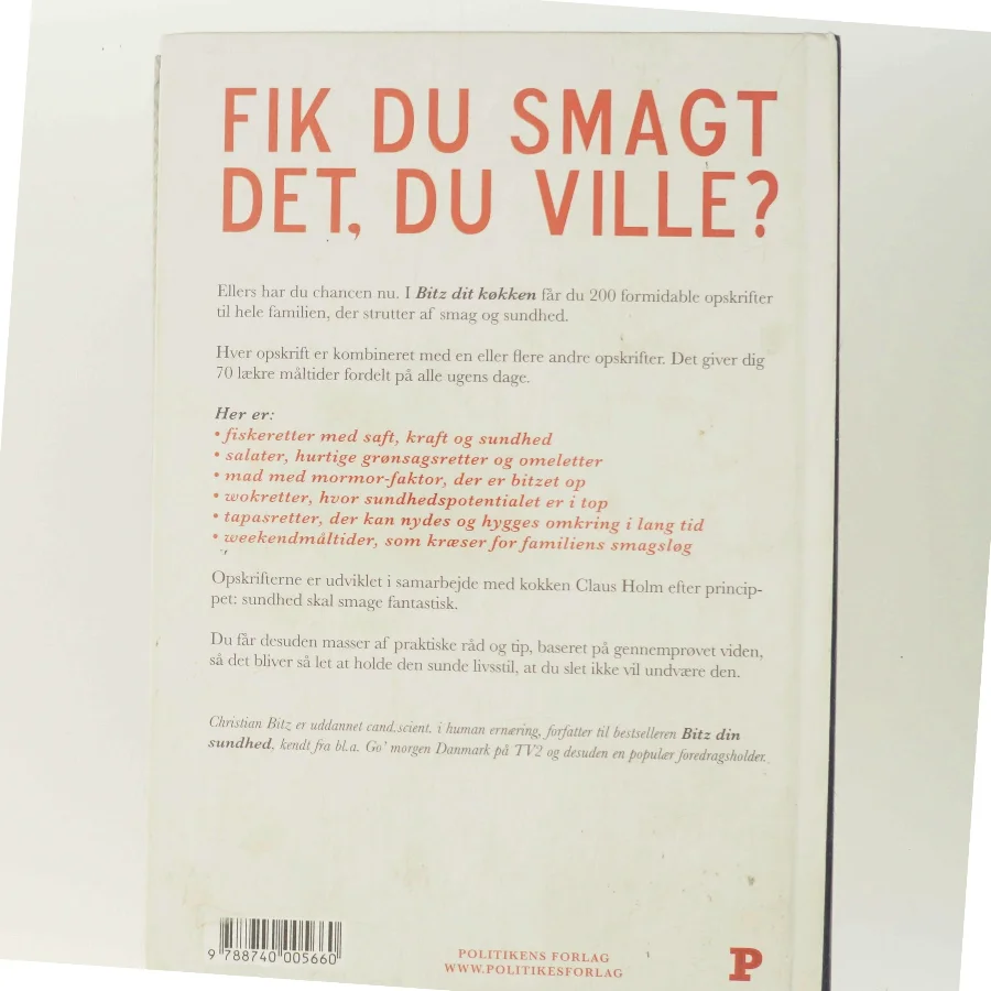 Bitz dit køkken af Christian Bitz (Bog)