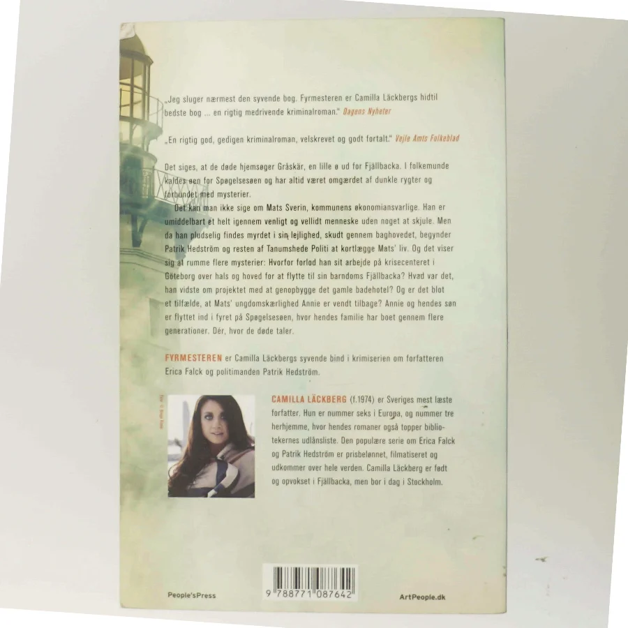 Fyrmesteren : kriminalroman af Camilla Läckberg (Bog)