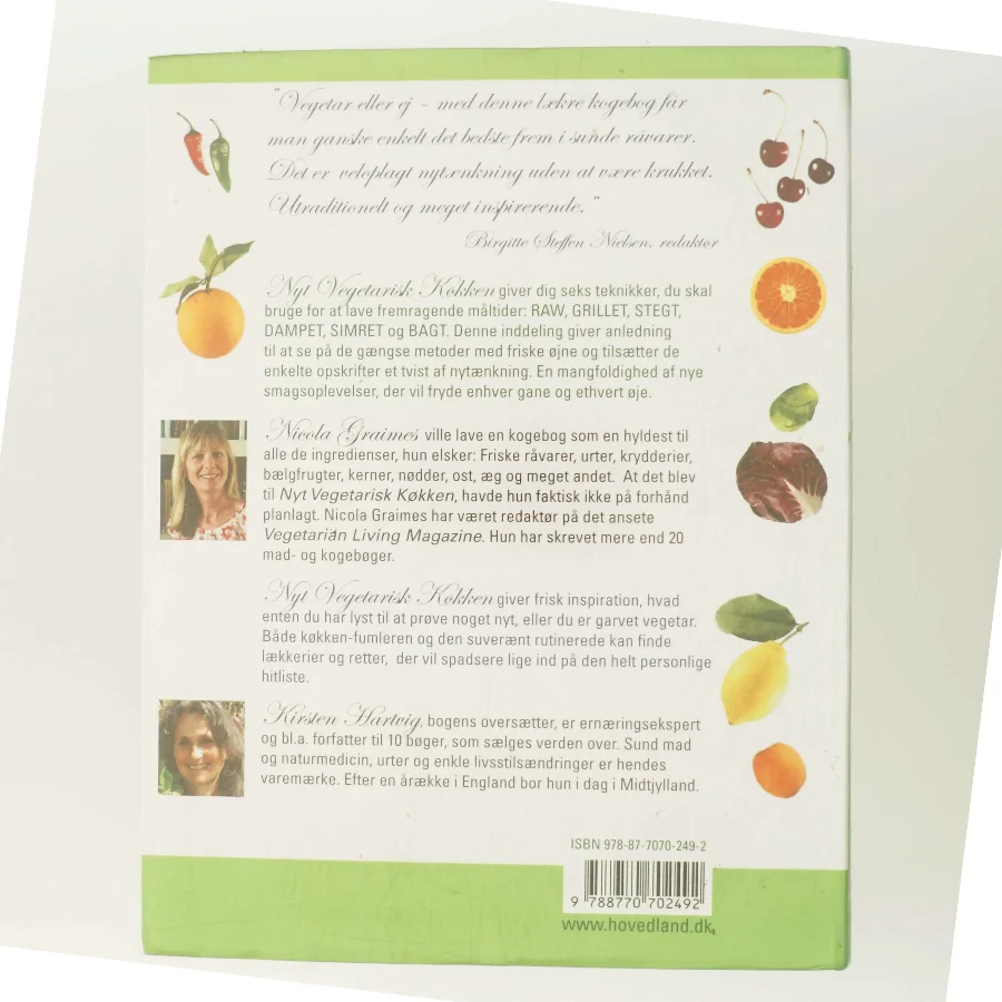Nyt vegetarisk køkken : raw, grillet, stegt, dampet, simret, bagt af Nicola Graimes (Bog)