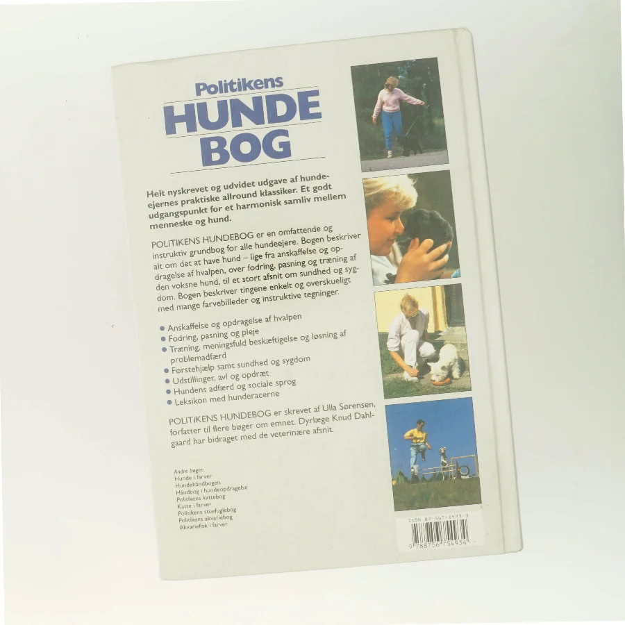 Politikens hundebog af Ulla Sørensen (f. 1935) (Bog)