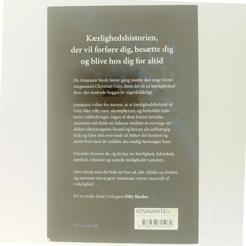 Fifty shades. Bind 3, Fri af E. L. James (Bog)