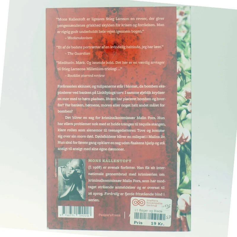 Forårslig : kriminalroman af Mons Kallentoft (Bog)