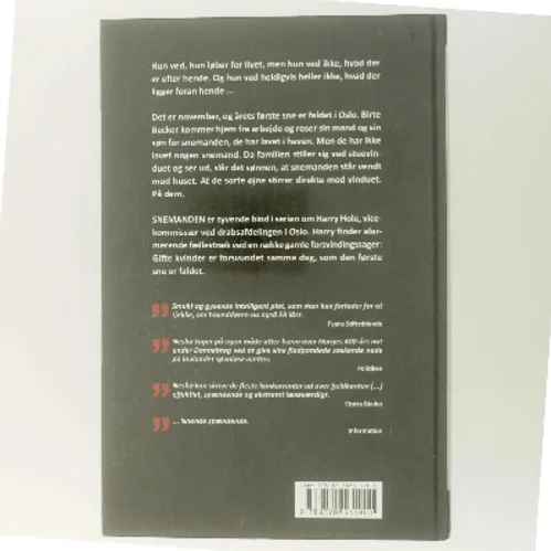 Snemanden af Jo Nesbø (Bog)