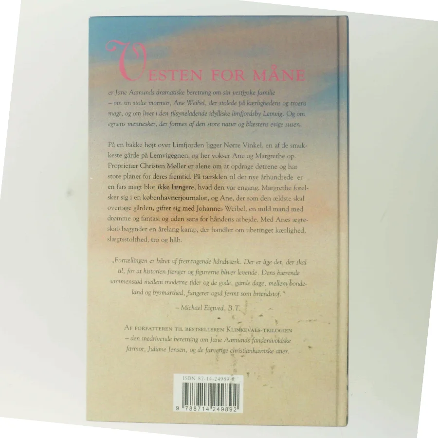 Vesten for Måne af Jane Aamund (Bog) fra Jane Aamund
