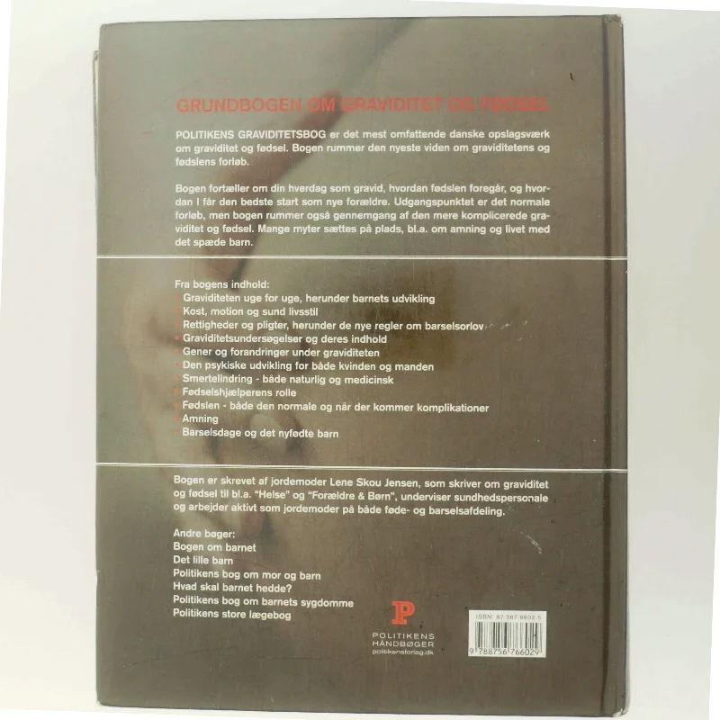 Politikens graviditetsbog af Lene Skou Jensen (Bog)