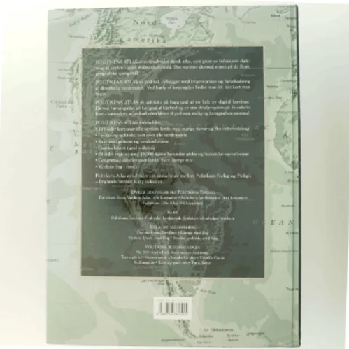 Politikens atlas : verdensatlas med 112 kortsider af Jesper Groftved (Bog)