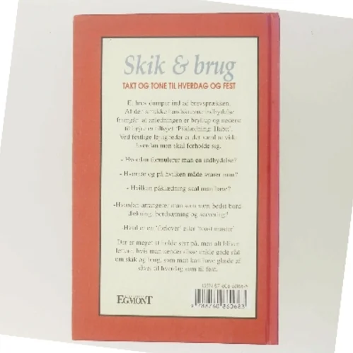 Skik & brug af Maja-Lisa Furusjö (Bog)